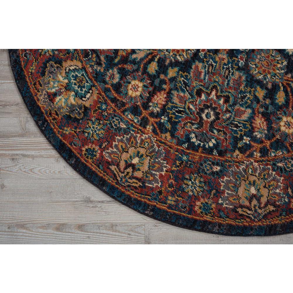 Nourison 2020 Area Rug, Navy, 5' x ROUND. Picture 3