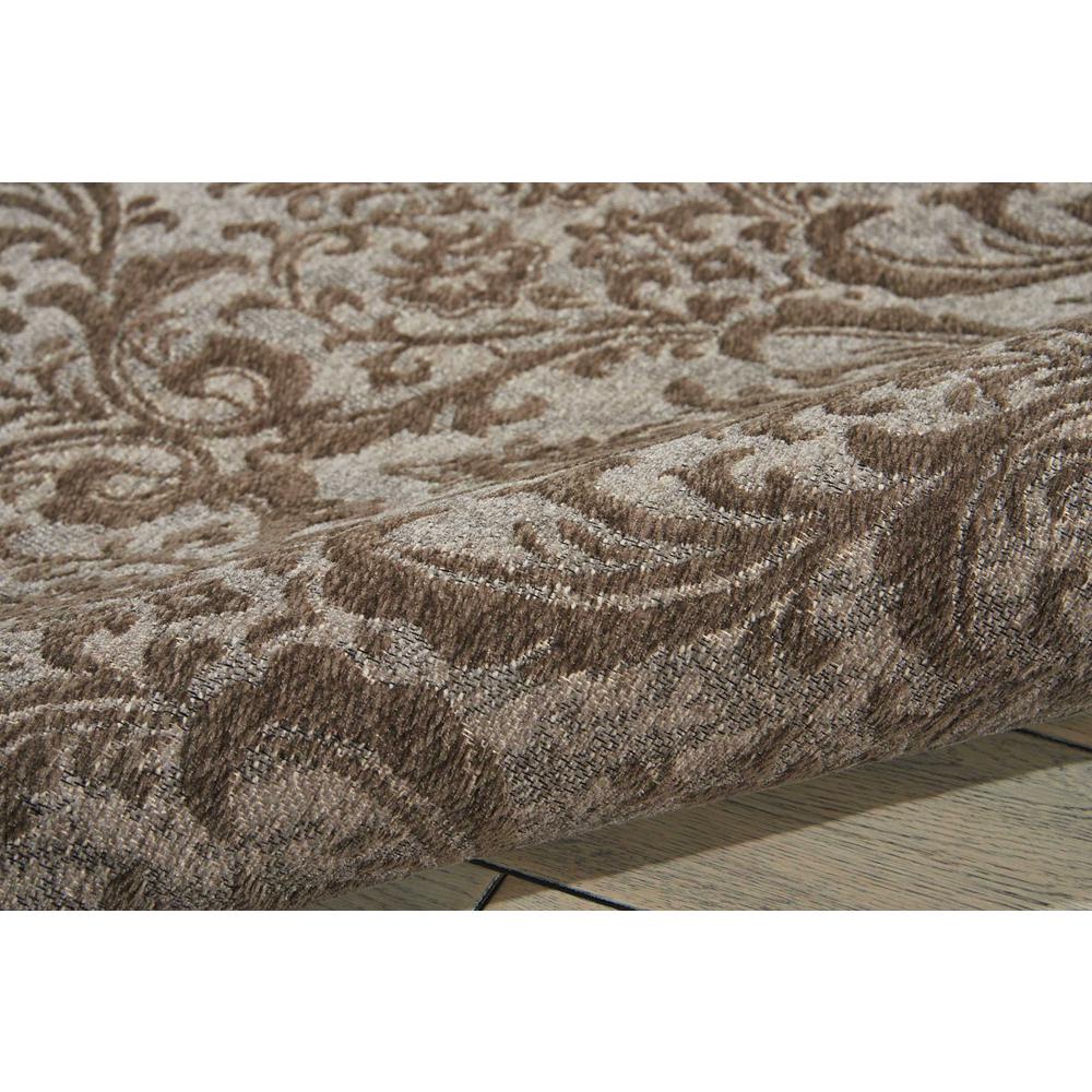 Damask Area Rug, Grey, 2'3" x 3'9". Picture 3