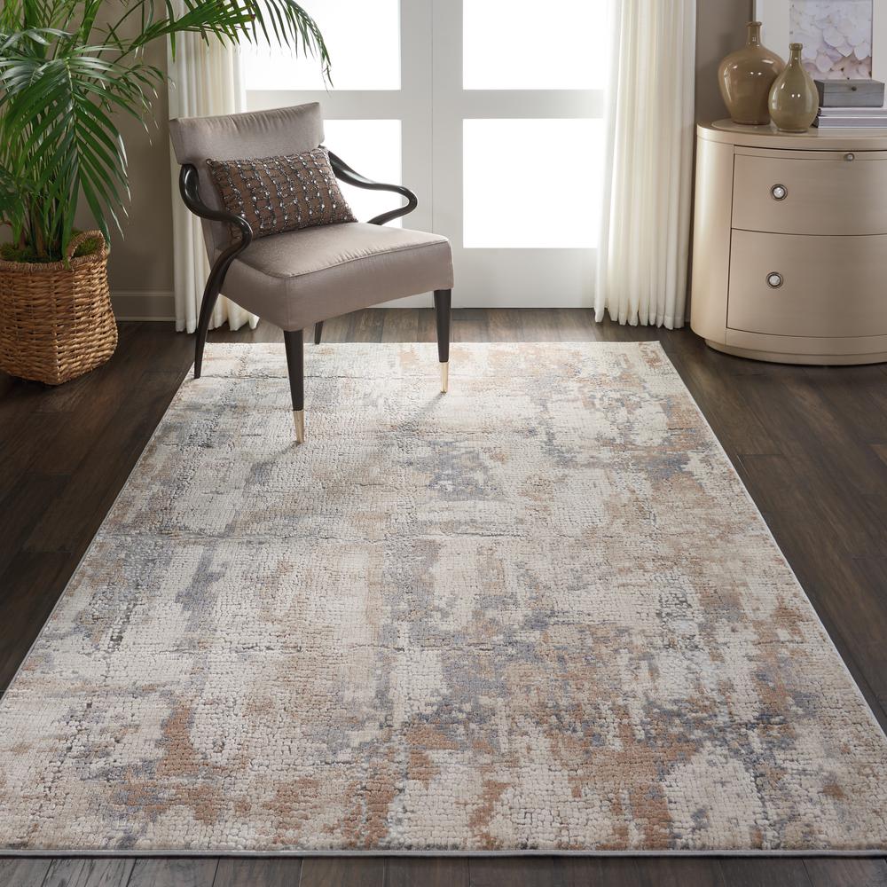 Rustic Rectangle Area Rug, 6' x 9'. Picture 2