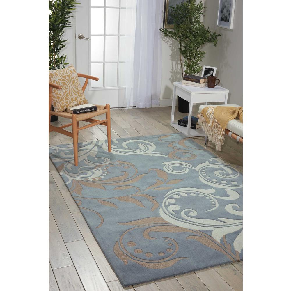 Contemporary Rectangle Area Rug, 4' x 6'. Picture 2