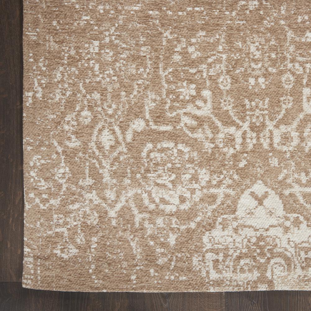 DAS06 Damask Beige Ivory Area Rug- 5' x 7'. Picture 4