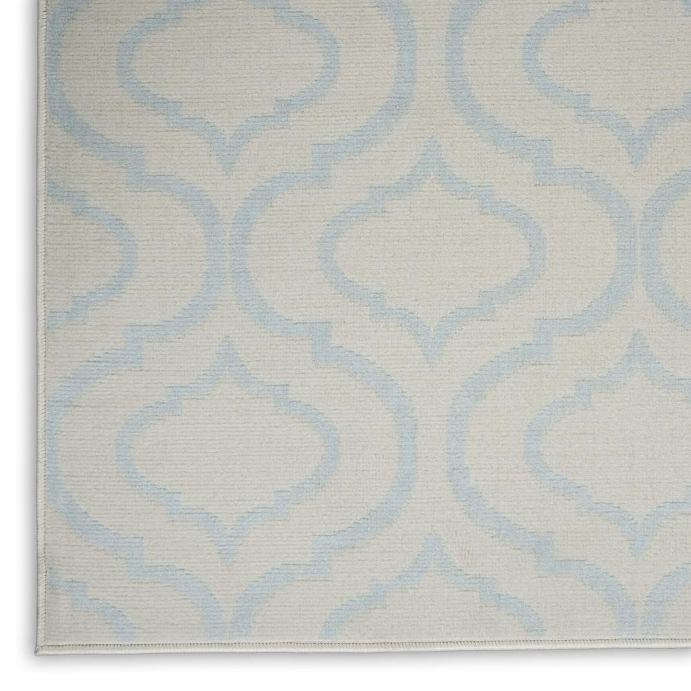 Jubilant Area Rug, Ivory/Blue, 5'3" x 7'3". Picture 7