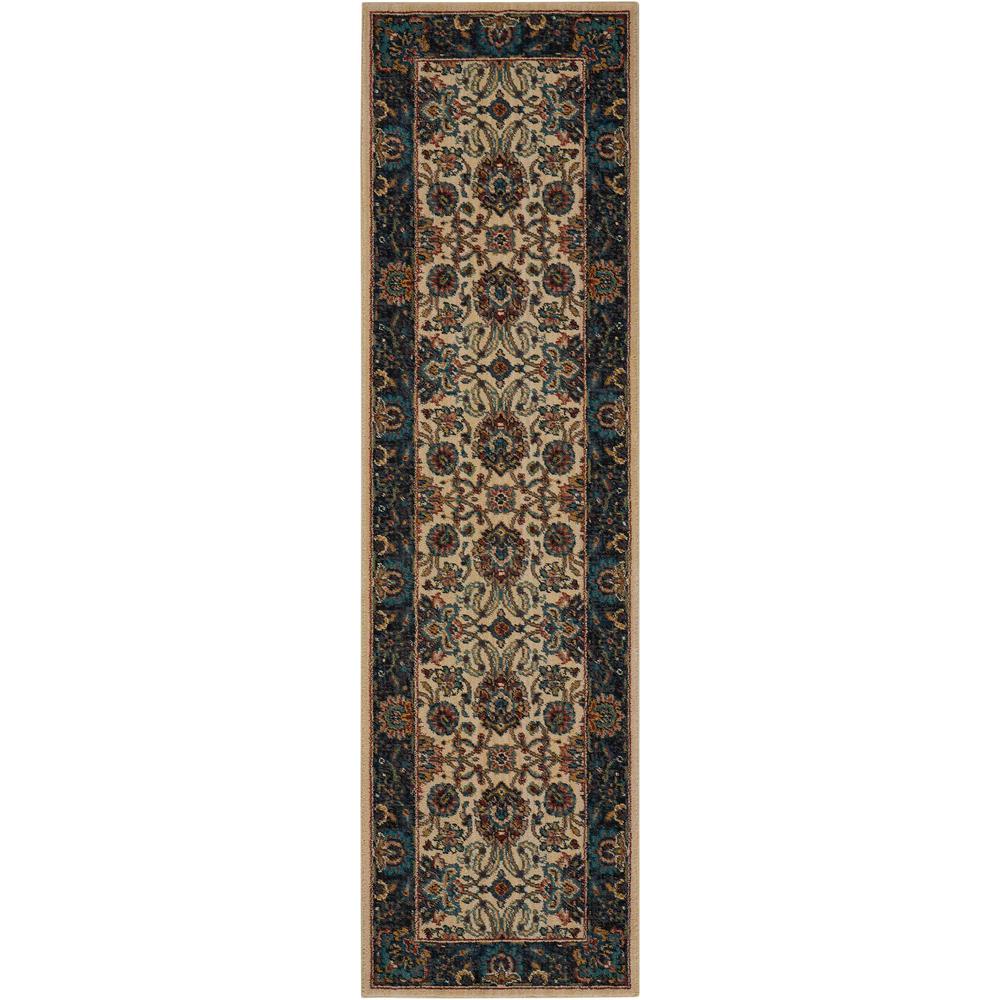 Nourison 2020 Area Rug, Ivory, 2'3" x 8'. Picture 1
