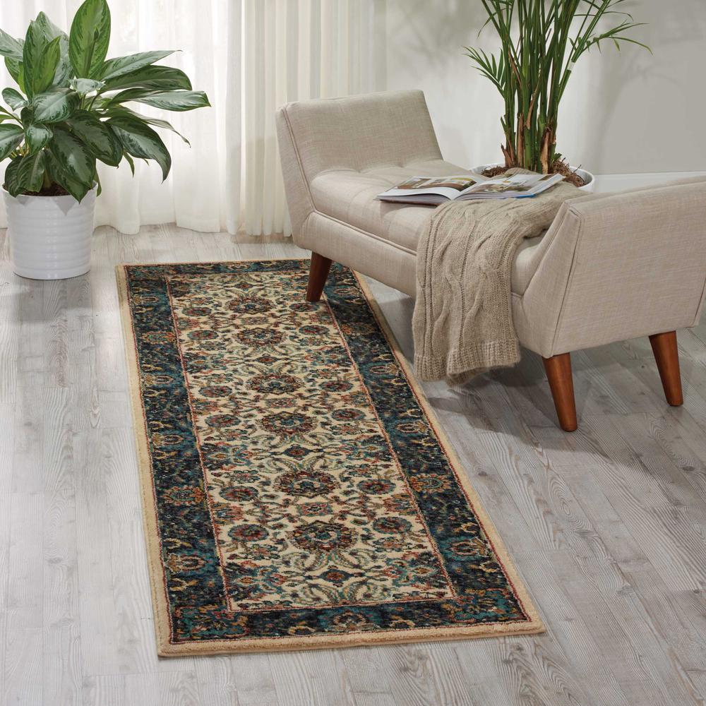 Nourison 2020 Area Rug, Ivory, 2'3" x 8'. Picture 2