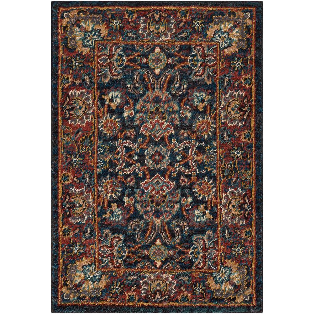 Nourison 2020 Area Rug, Navy, 2'6" x 4'2". Picture 1