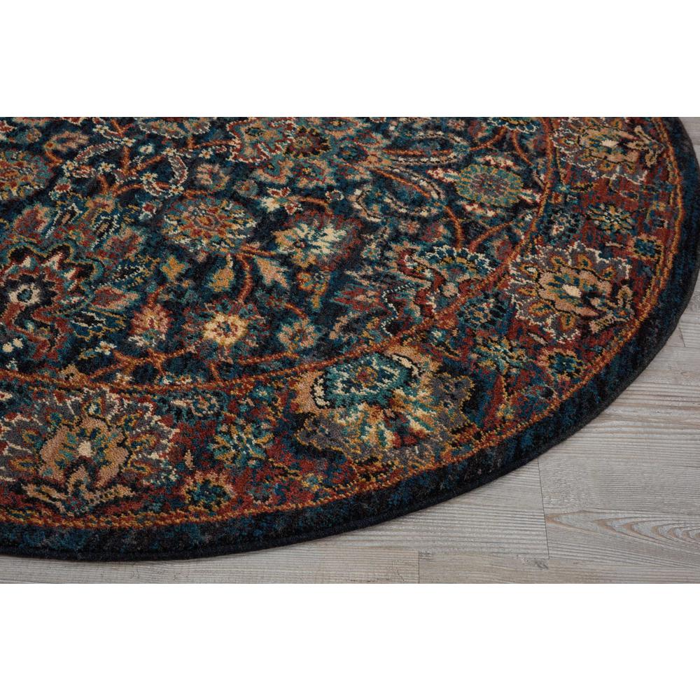 Nourison 2020 Area Rug, Navy, 5' x ROUND. Picture 4