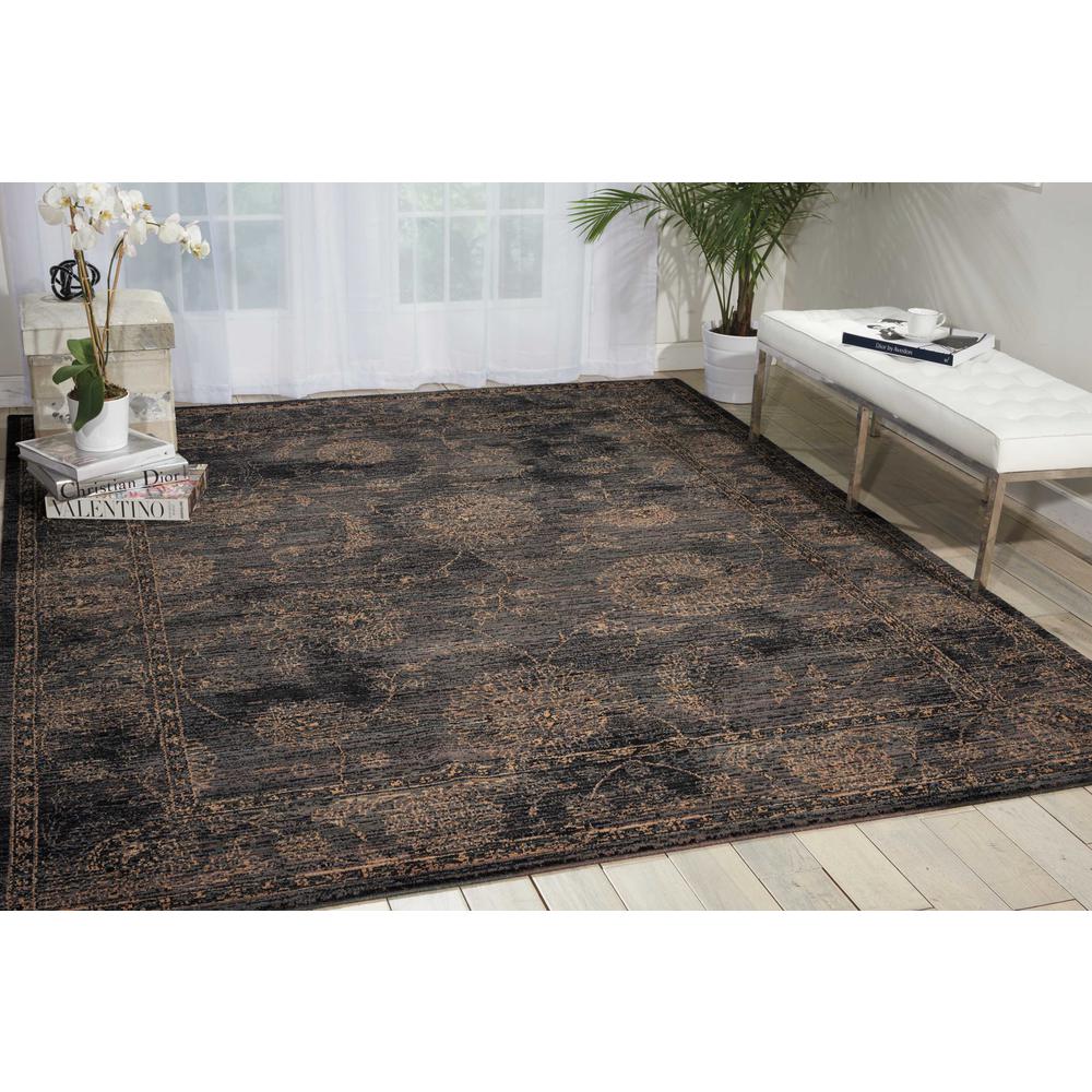 Nourison 2020 Area Rug, Charcoal, 4' x 6'. Picture 2