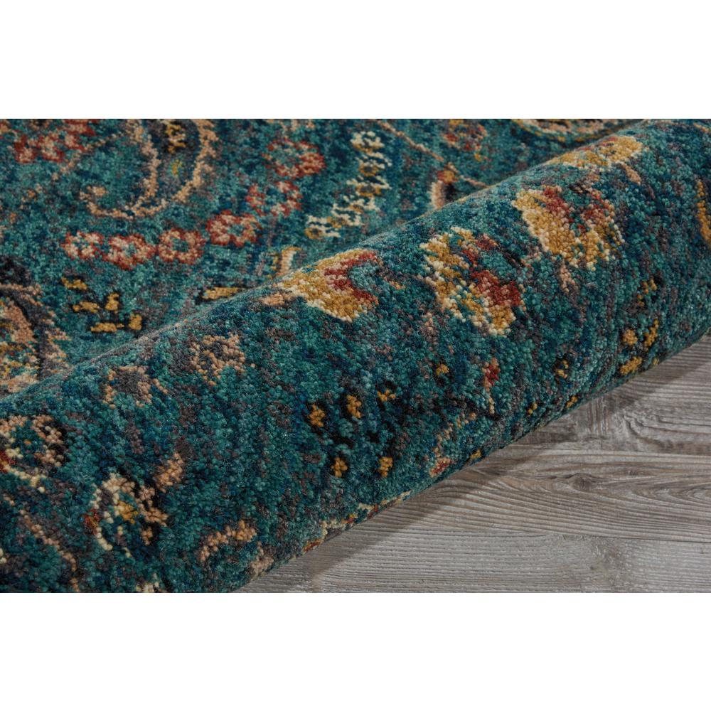 Nourison 2020 Area Rug, Teal, 5' x ROUND. Picture 5