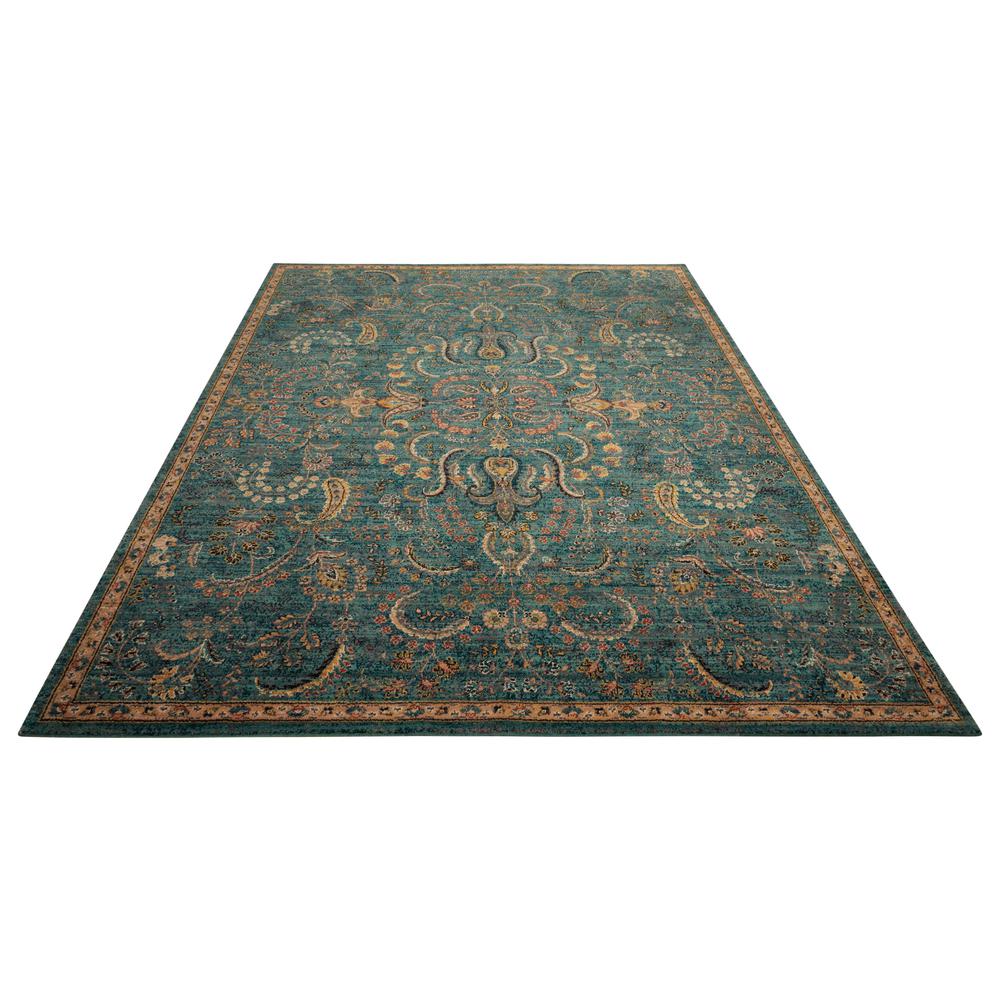 Nourison 2020 Area Rug, Teal, 6'6" x 9'5". Picture 3