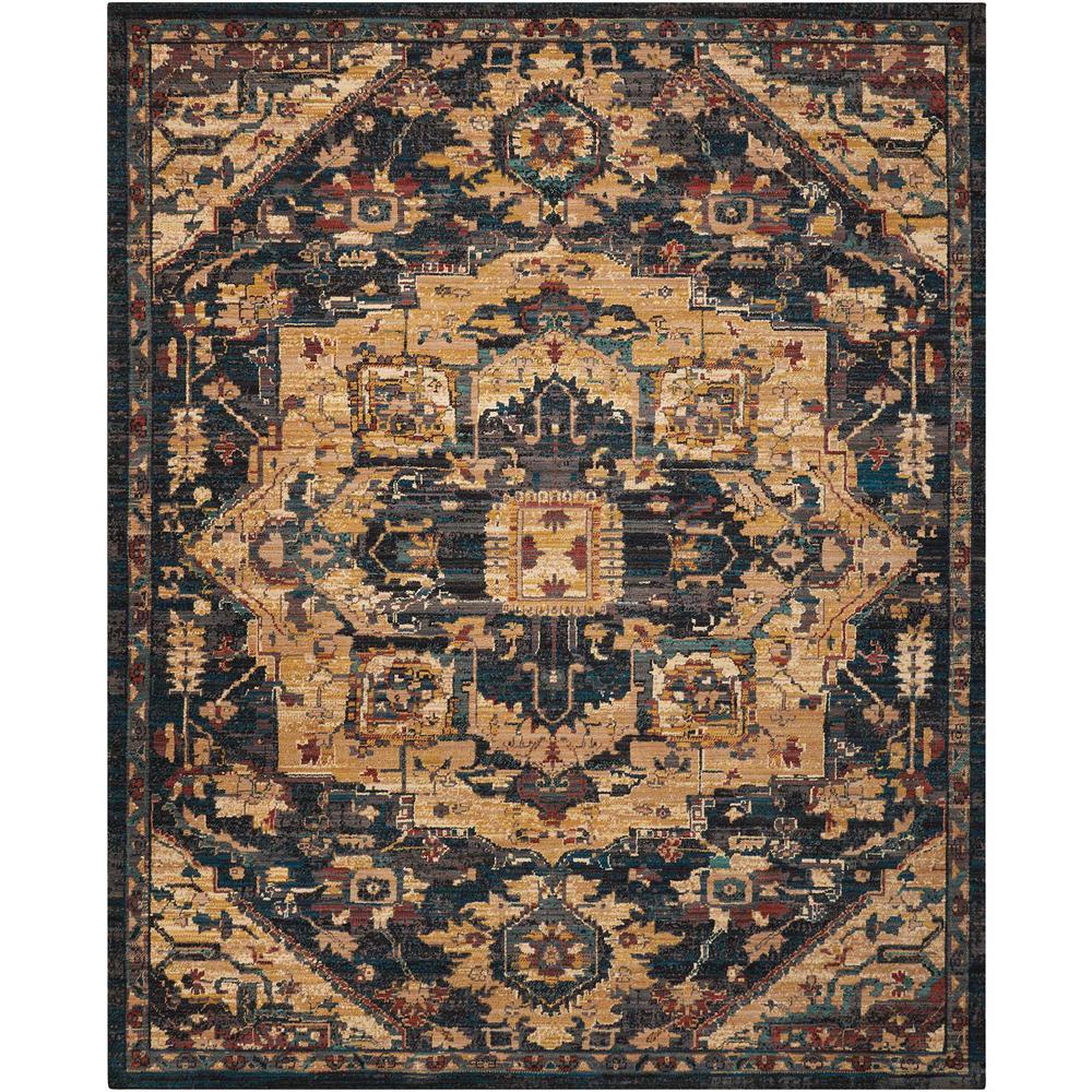 Nourison 2020 Area Rug, Midnight, 5'3" x 7'5". The main picture.