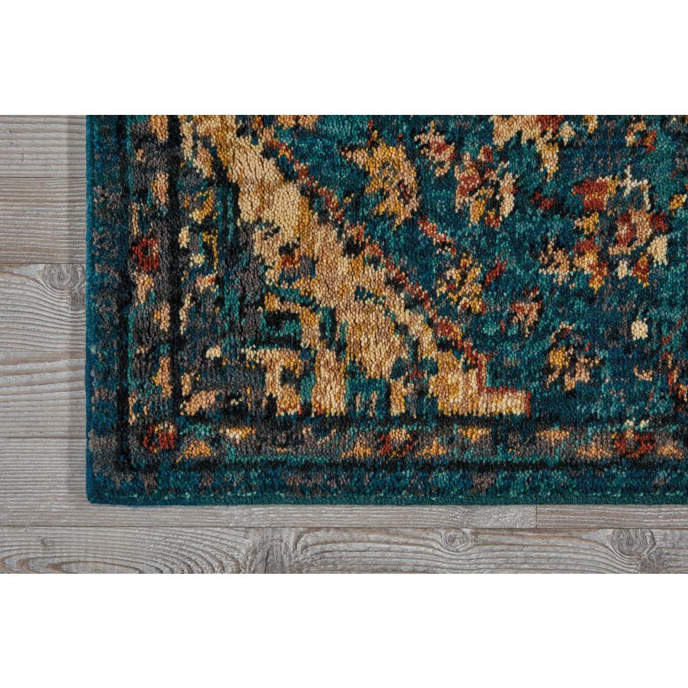 Nourison 2020 Area Rug, Teal, 2'3" x 8'. Picture 3
