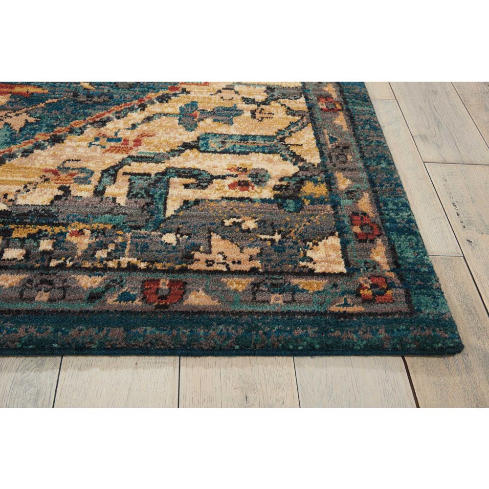 Nourison 2020 Area Rug, Teal, 4' x 6'. Picture 5