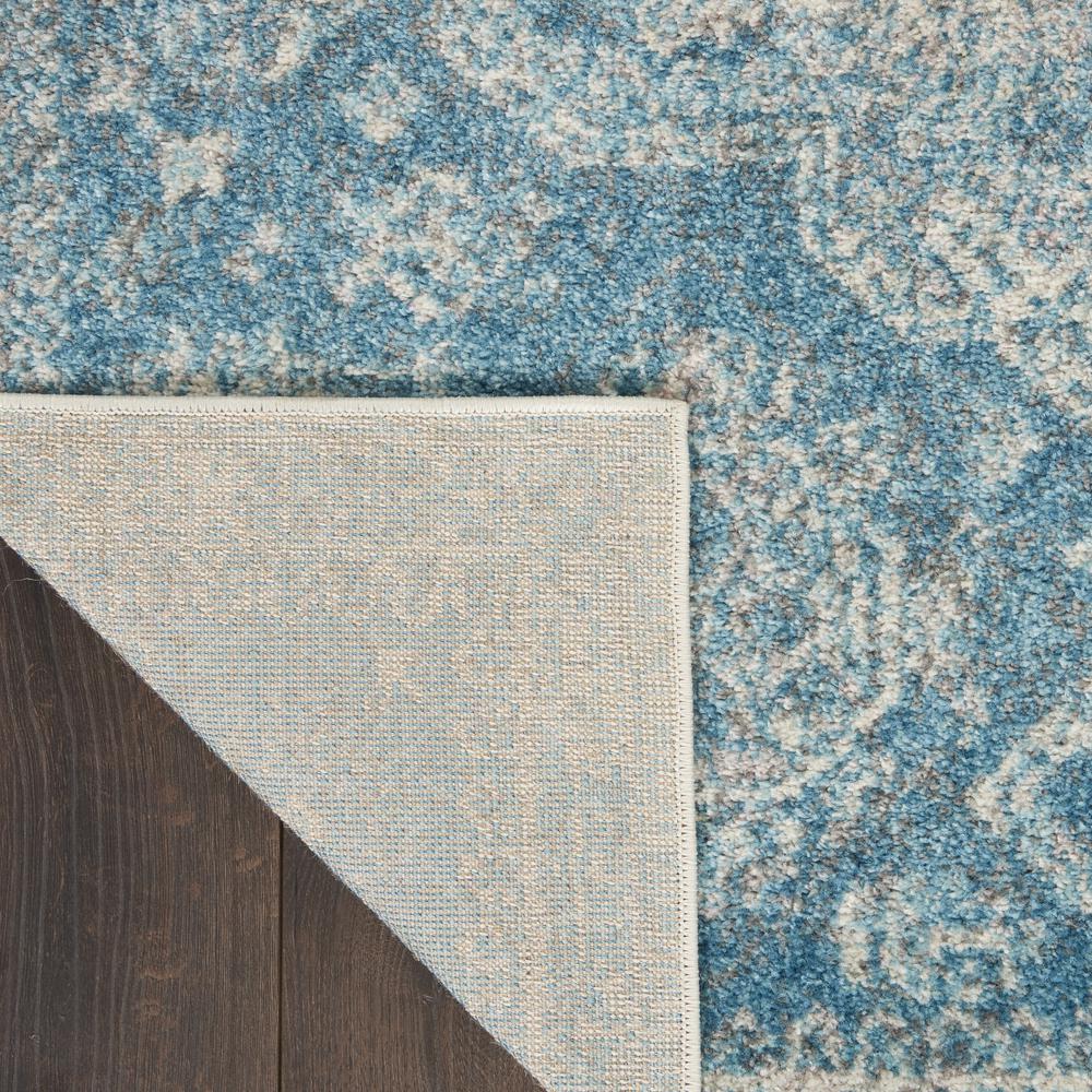 TRA13 Tranquil Lt.Blue/Ivory Area Rug- 5'3" x 7'3". Picture 3