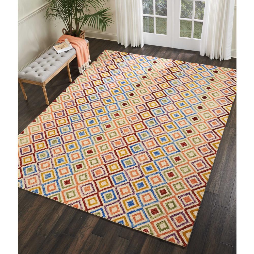 Bohemian Rectangle Area Rug, 8' x 11'. Picture 3