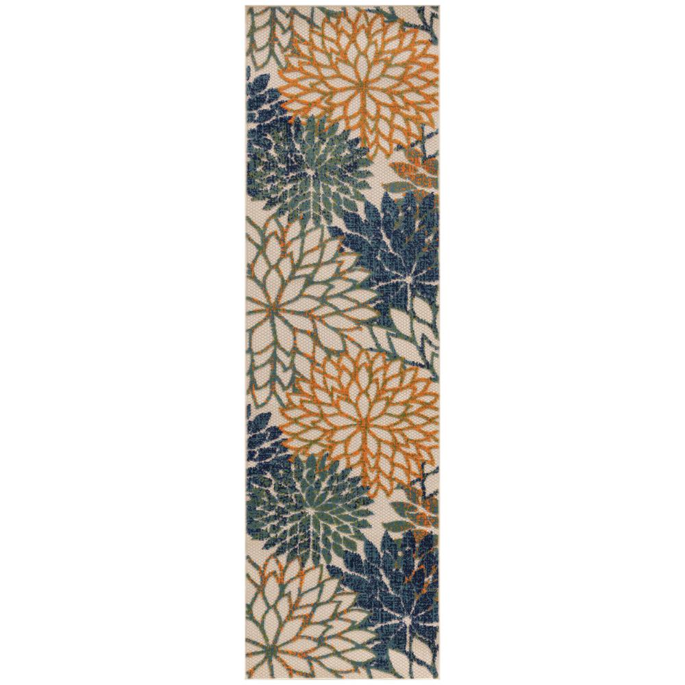 Tropical Runner Area Rug, 8' Runner. Picture 1