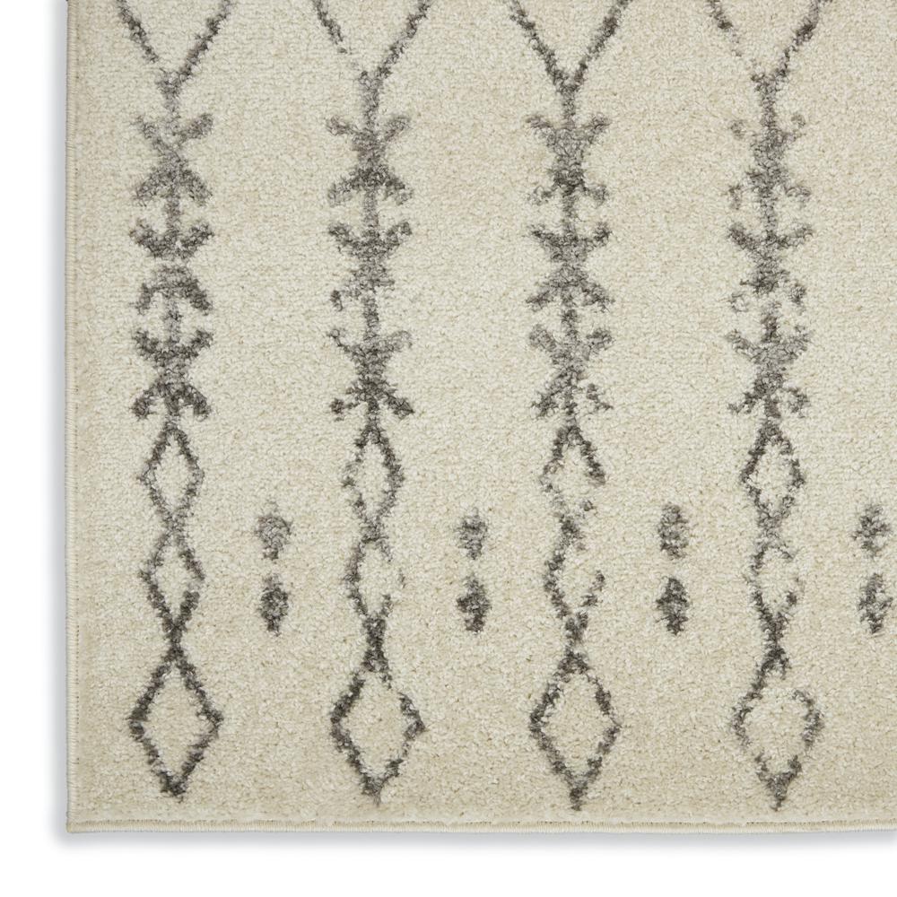 PSN40 Passion Ivory/Grey Area Rug- 2'2" x 10'. Picture 5
