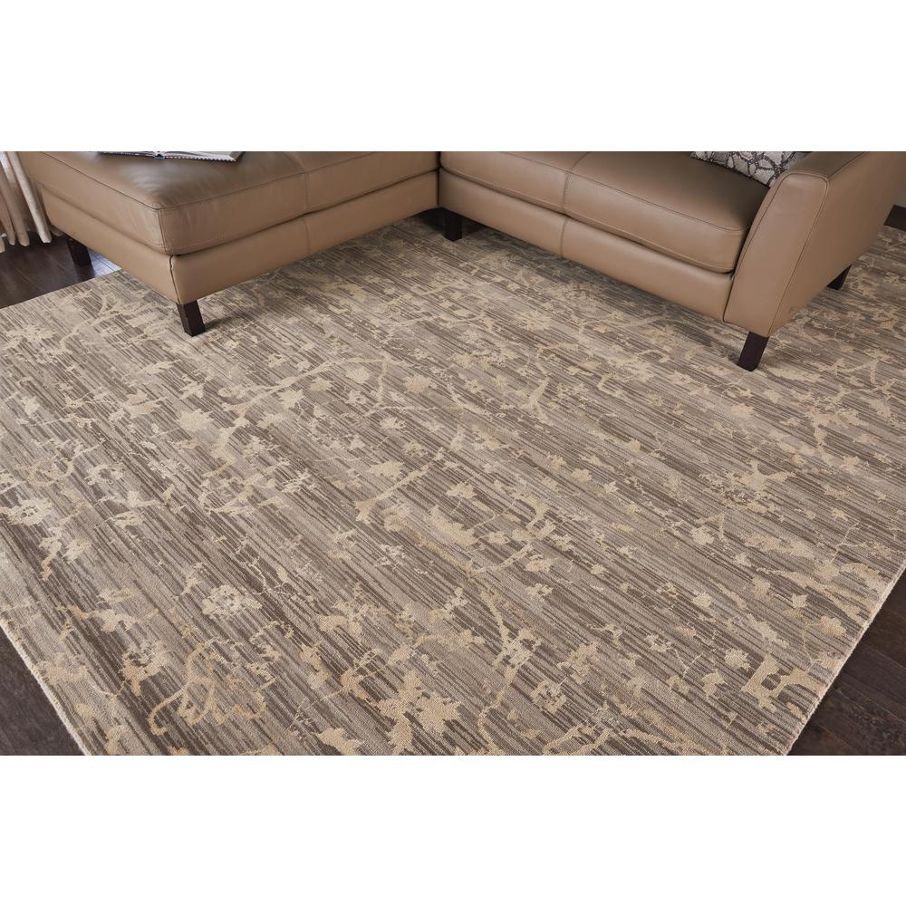 Silk Elements Area Rug, Taupe, 8'6" x 11'6". Picture 5