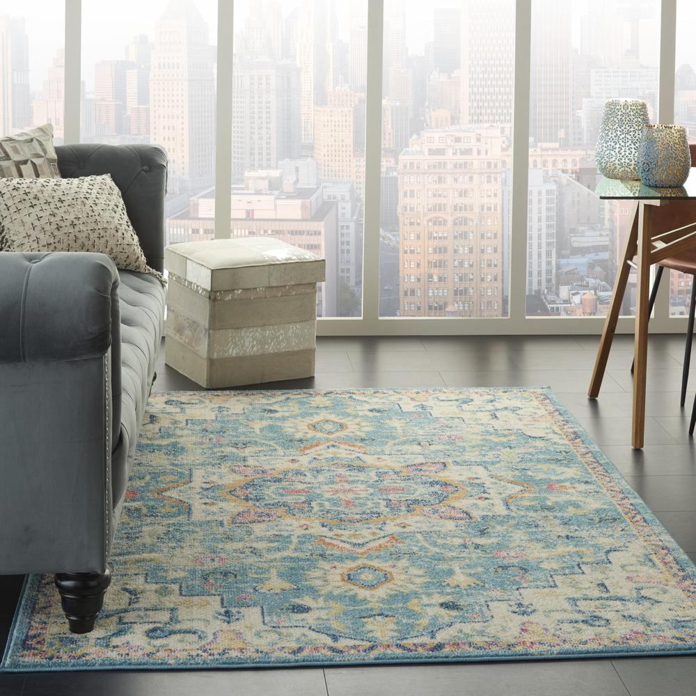 Bohemian Rectangle Area Rug, 7' x 10'. Picture 9