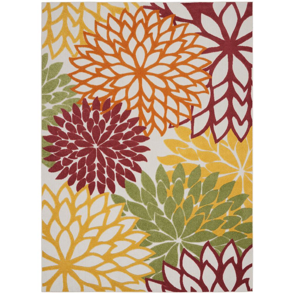 Tropical Rectangle Area Rug, 10' x 13'. Picture 1