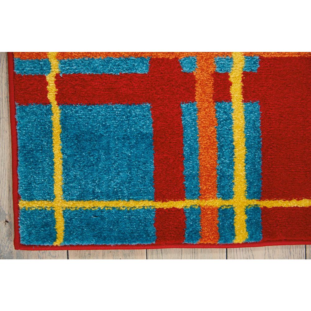 Oakdale Area Rug, Red, 5'3" x 7'3". Picture 4