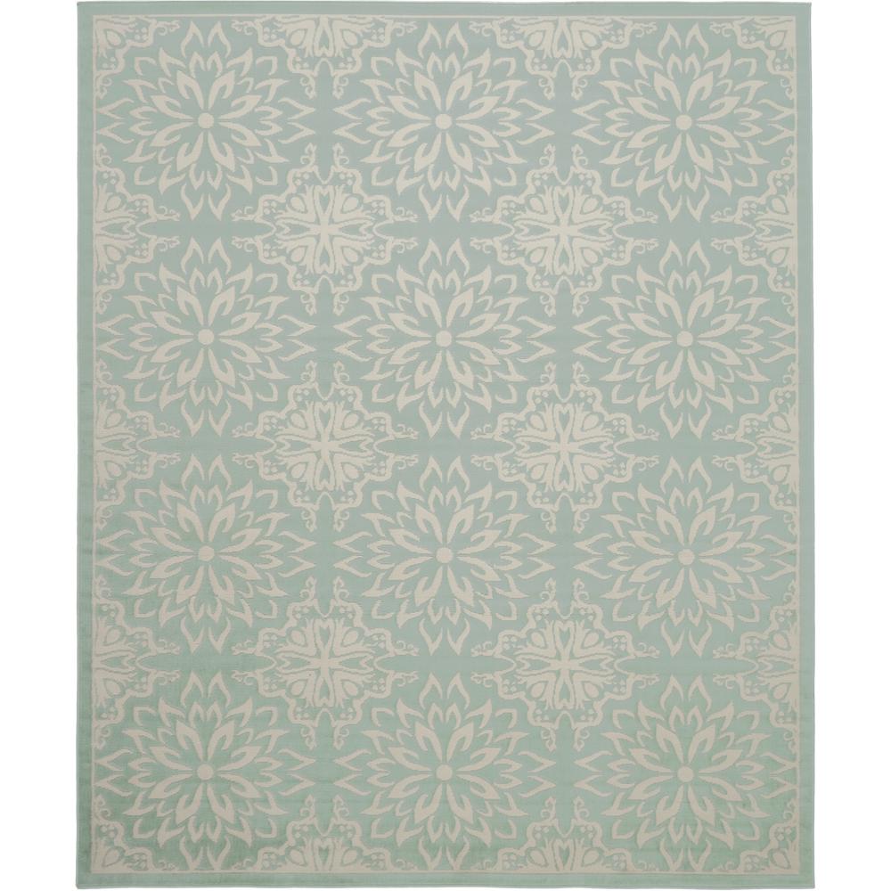 Jubilant Area Rug, Ivory/Green, 7'10" x 9'10". Picture 1