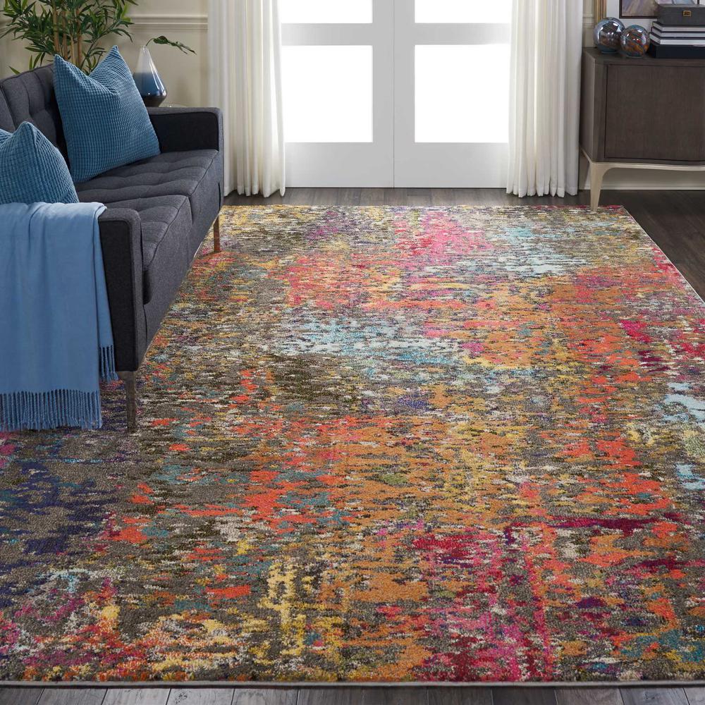 Celestial Area Rug, Sunset, 7'10" x 10'6". Picture 4