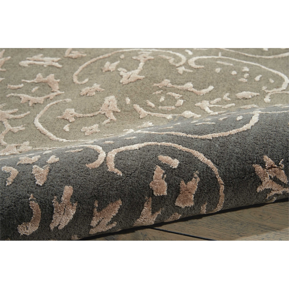 Nourison Opaline Charcoal Area Rug. Picture 7