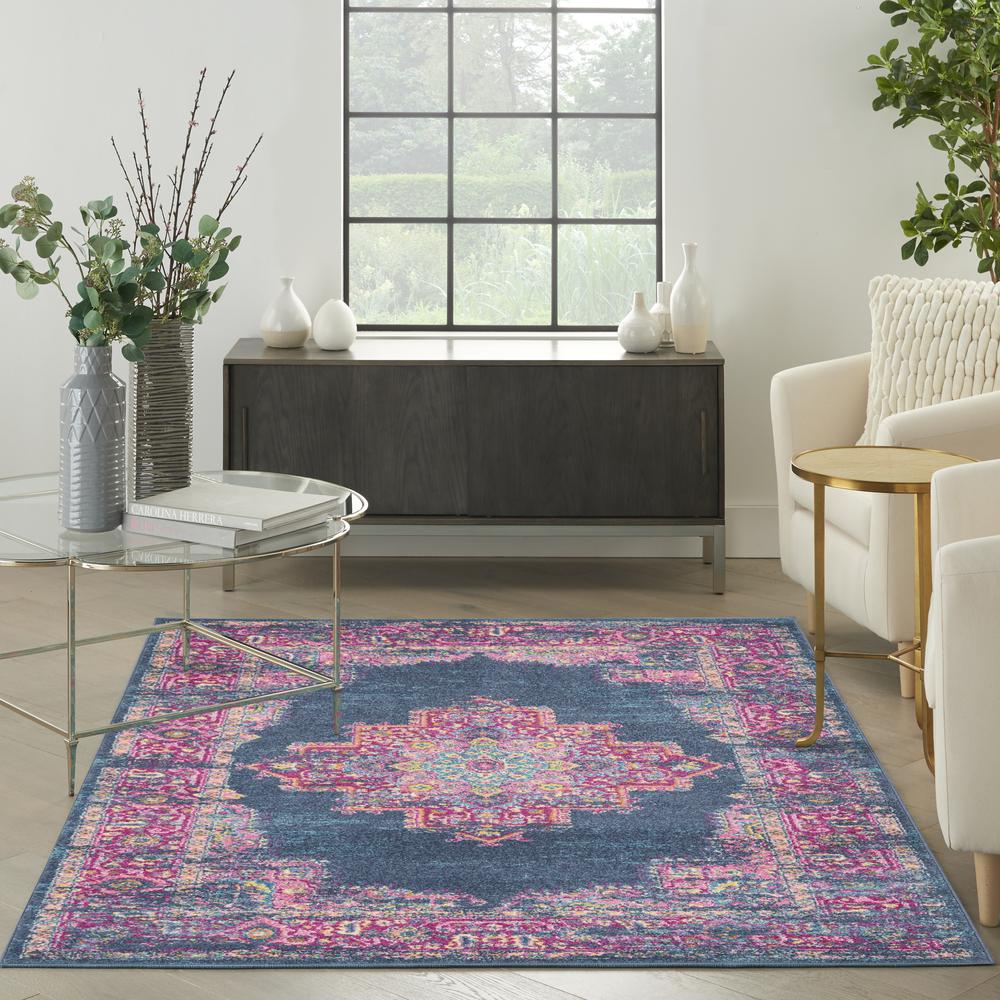 Bohemian Rectangle Area Rug, 5' x 7'. Picture 7