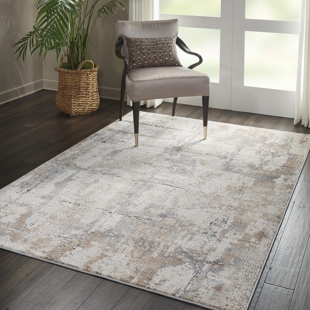 Rustic Rectangle Area Rug, 6' x 9'. Picture 9