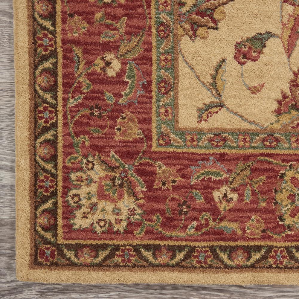 Living Treasures Area Rug, Ivory/Red, 8'3" x 11'3". Picture 4