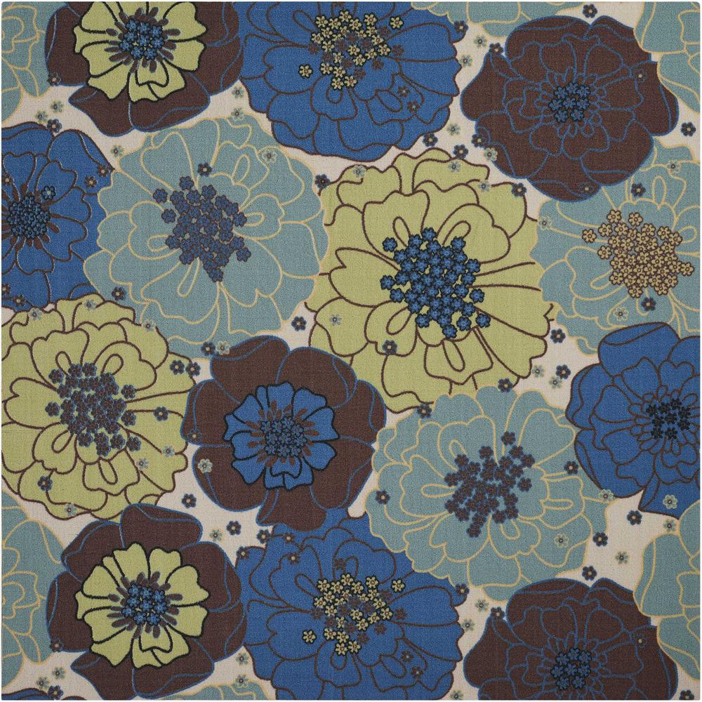 Home & Garden Area Rug, Light Blue, 7'9" x SQUARE. Picture 1