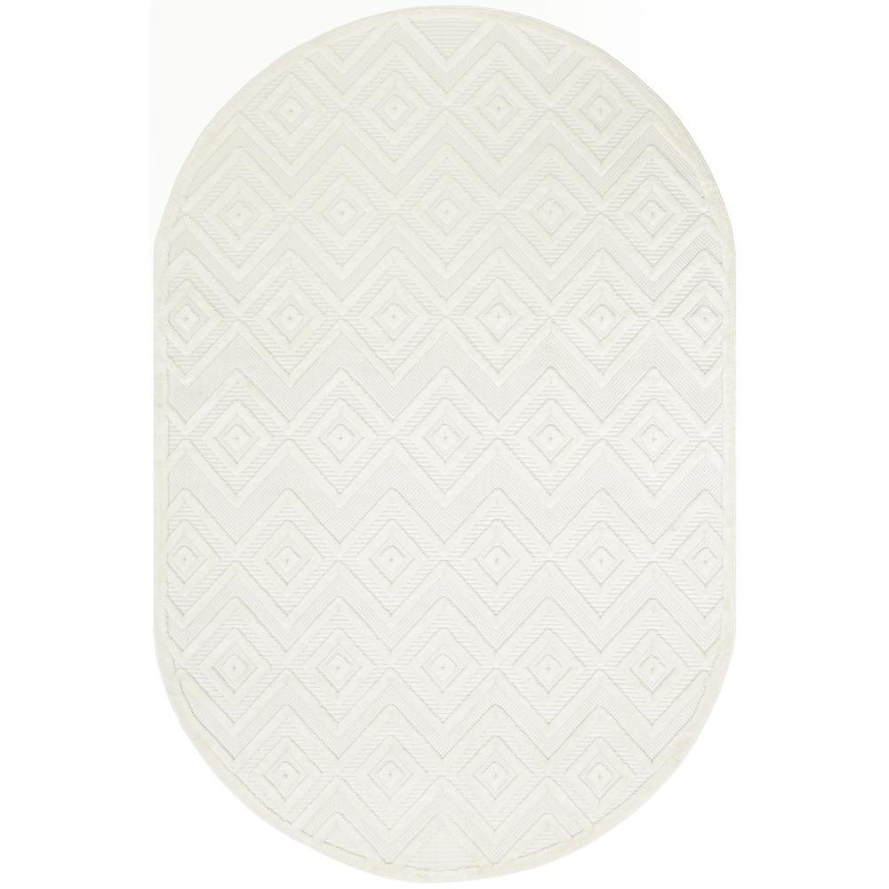 Modern Oval Area Rug, 6' x 9' Oval. Picture 1