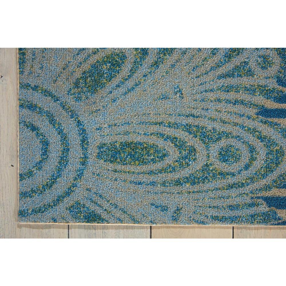Home & Garden Area Rug, Blue, 5'3" x 7'5". Picture 3