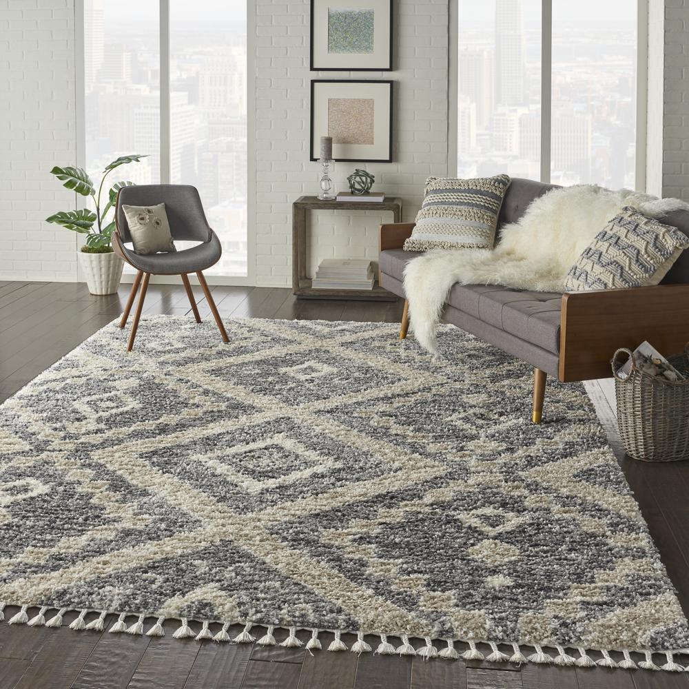 Shag Rectangle Area Rug, 8' x 11'. Picture 10