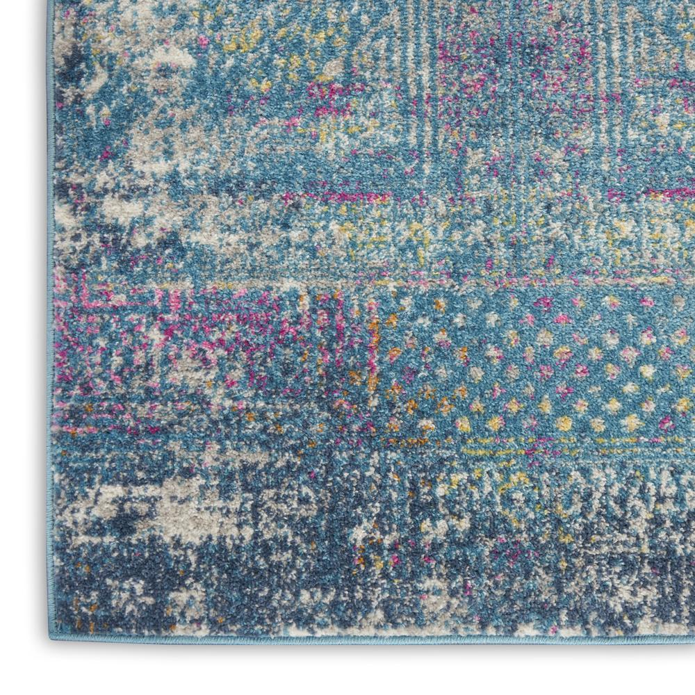 PSN38 Passion Blue Area Rug- 1'10" x 6'. Picture 5
