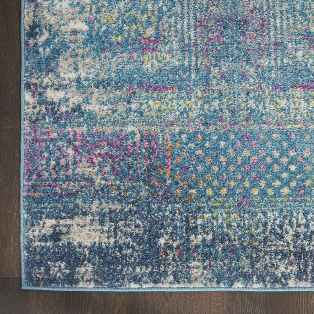 PSN38 Passion Blue Area Rug- 1'10" x 6'. Picture 4