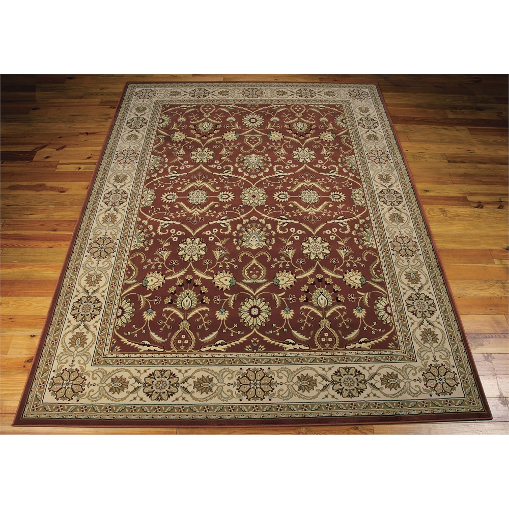 Persian Crown Brick Area Rug. Picture 2