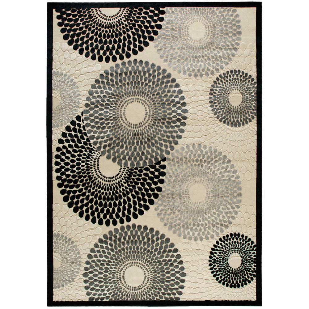 Graphic Illusions Area Rug, Parchment, 7'9" x 10'10". Picture 1