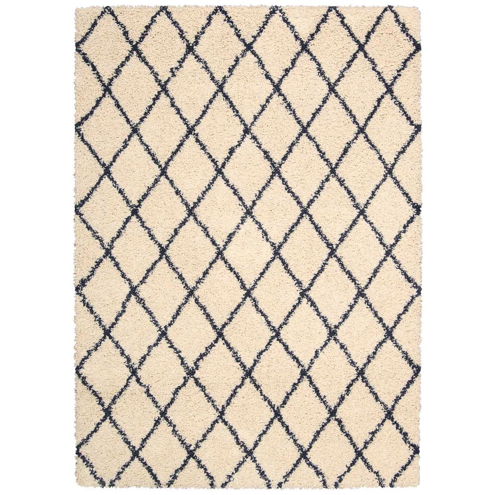 Brisbane Area Rug, Ivory/Blue, 8'2" x 10'. Picture 1