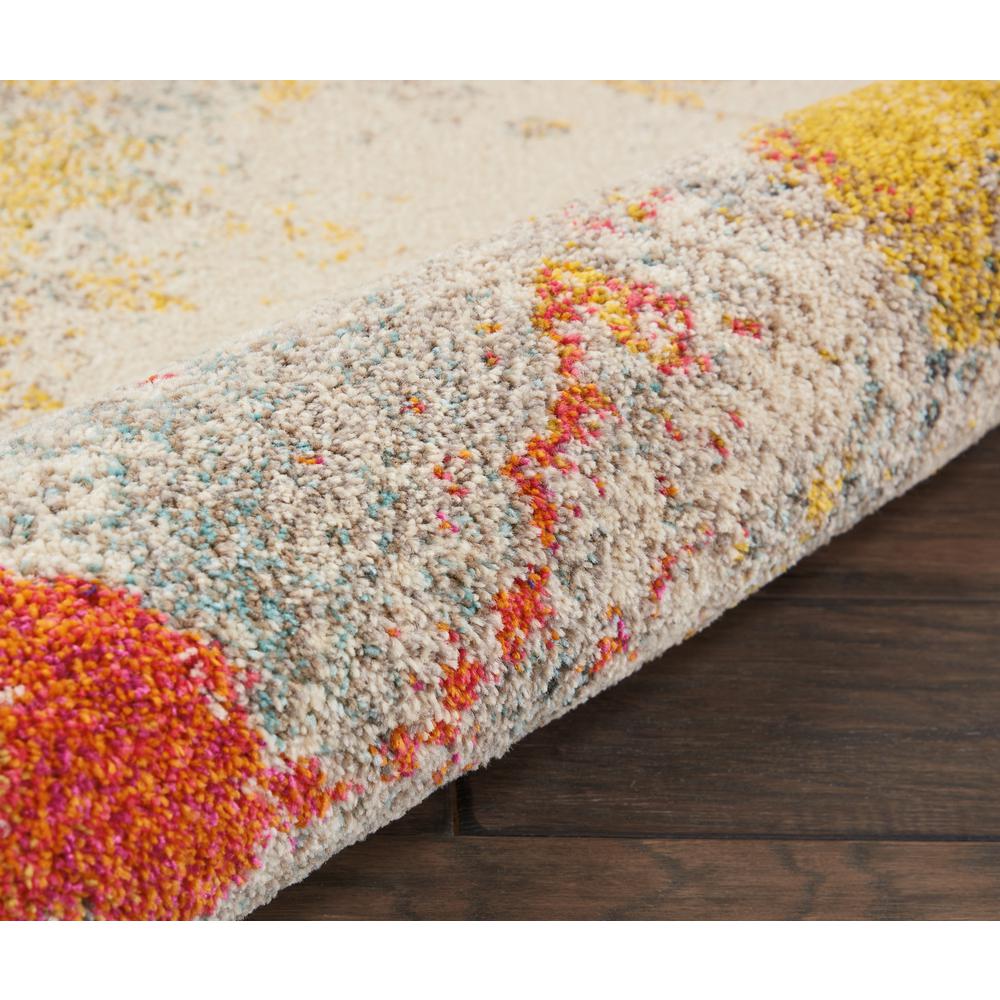 Celestial Area Rug, Ivory/Multicolor, 5'3" x 7'3". Picture 7
