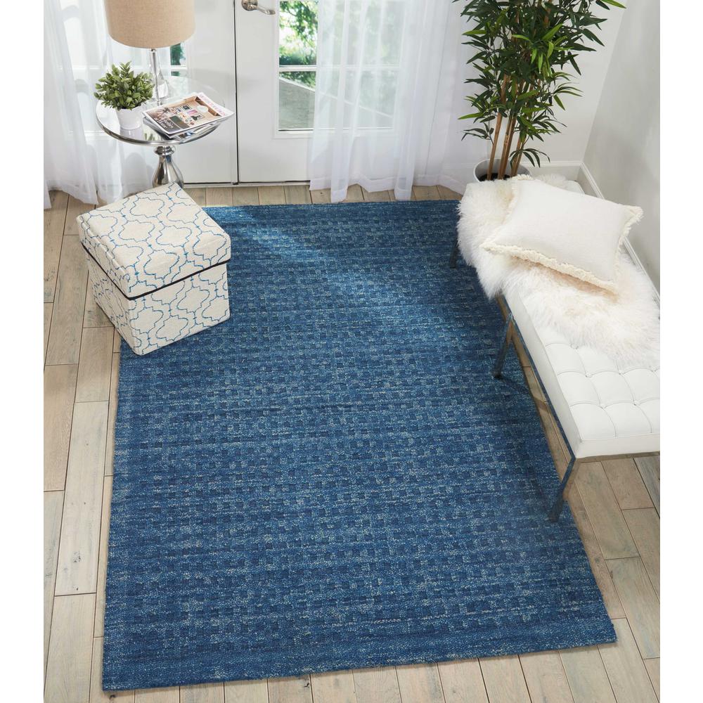 Perris Area Rug, Navy, 3'9" x 5'9". Picture 2