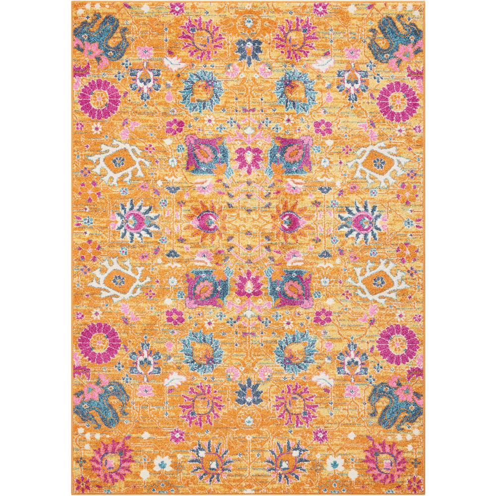 Bohemian Rectangle Area Rug, 4' x 6'. Picture 1