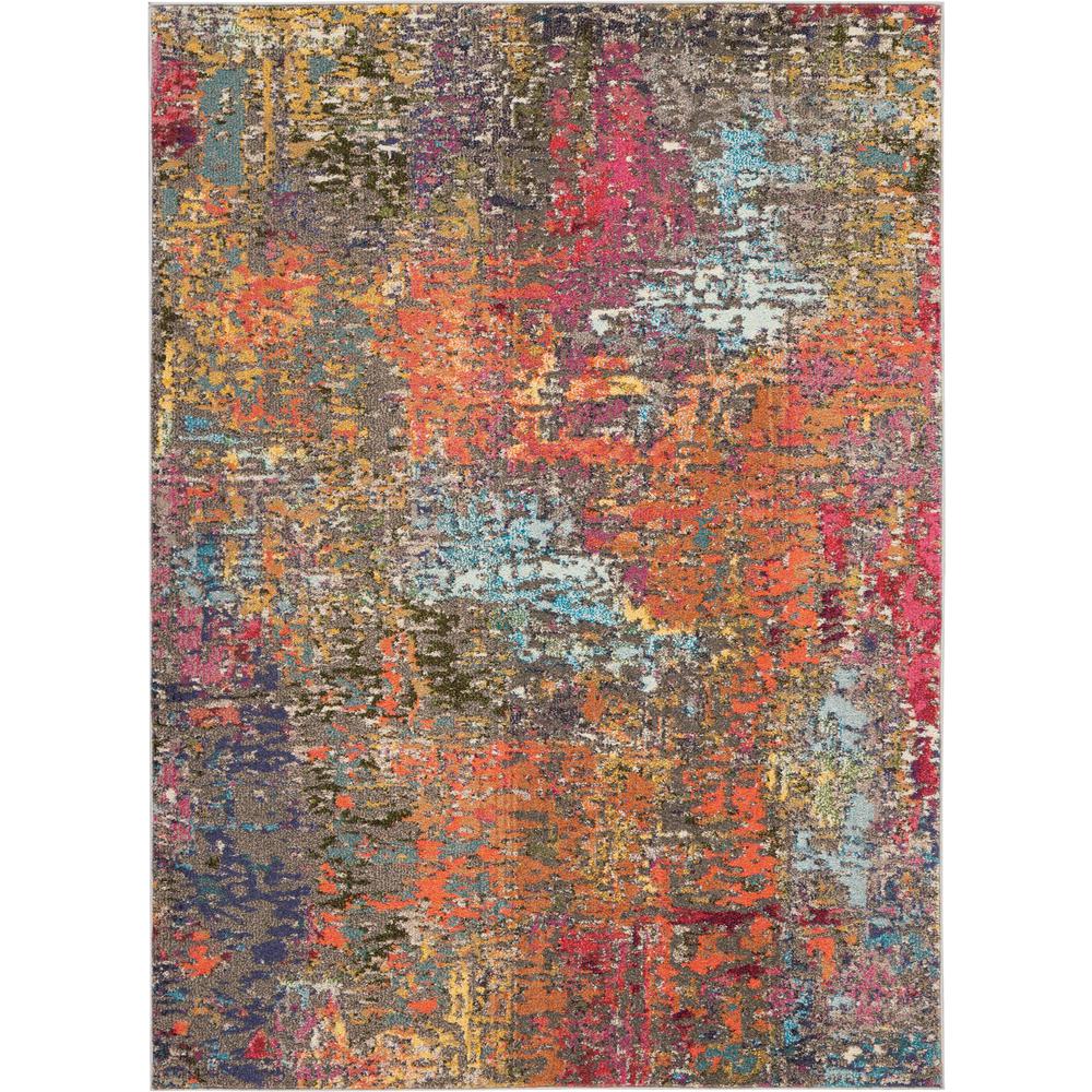 Celestial Area Rug, Sunset, 5'3" x 7'3". Picture 1