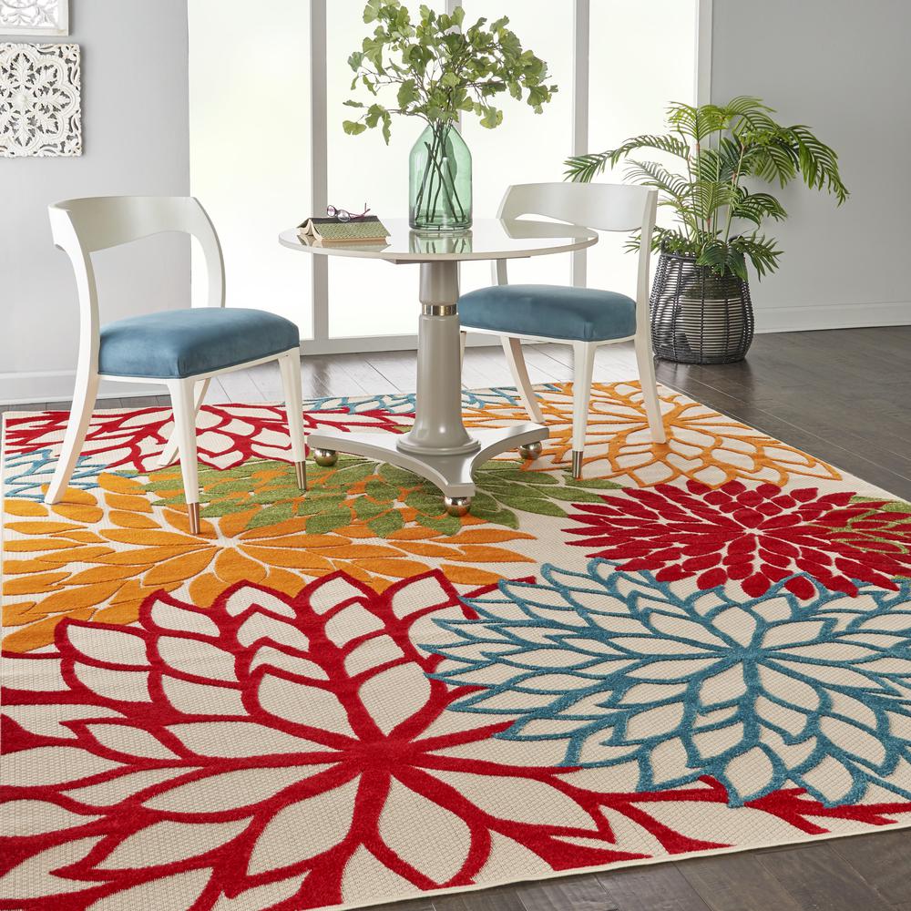 Tropical Rectangle Area Rug, 10' x 13'. Picture 10