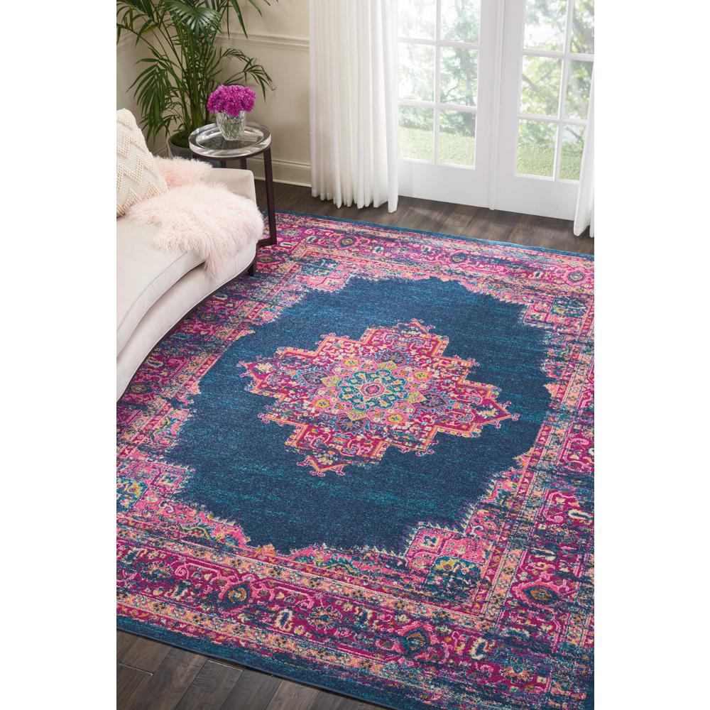Passion Area Rug, Blue, 8' x 10'. Picture 3