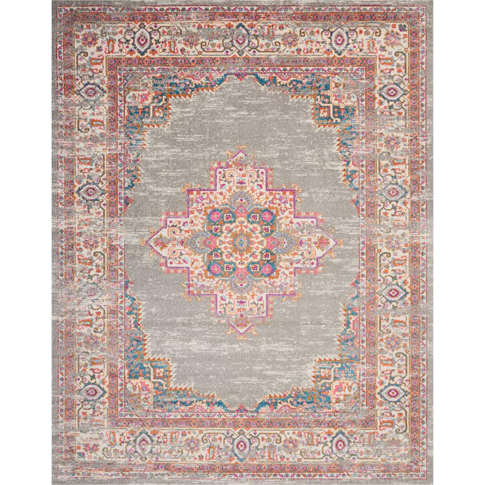 Passion Area Rug, Grey, 8' x 10'. The main picture.