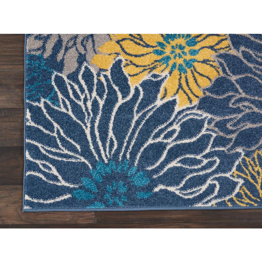 Passion Area Rug, Blue, 3'9" x 5'9". Picture 4