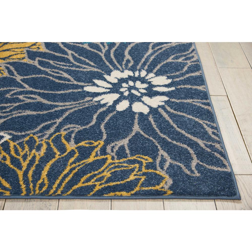 Passion Area Rug, Blue, 5'3" x 7'3". Picture 3