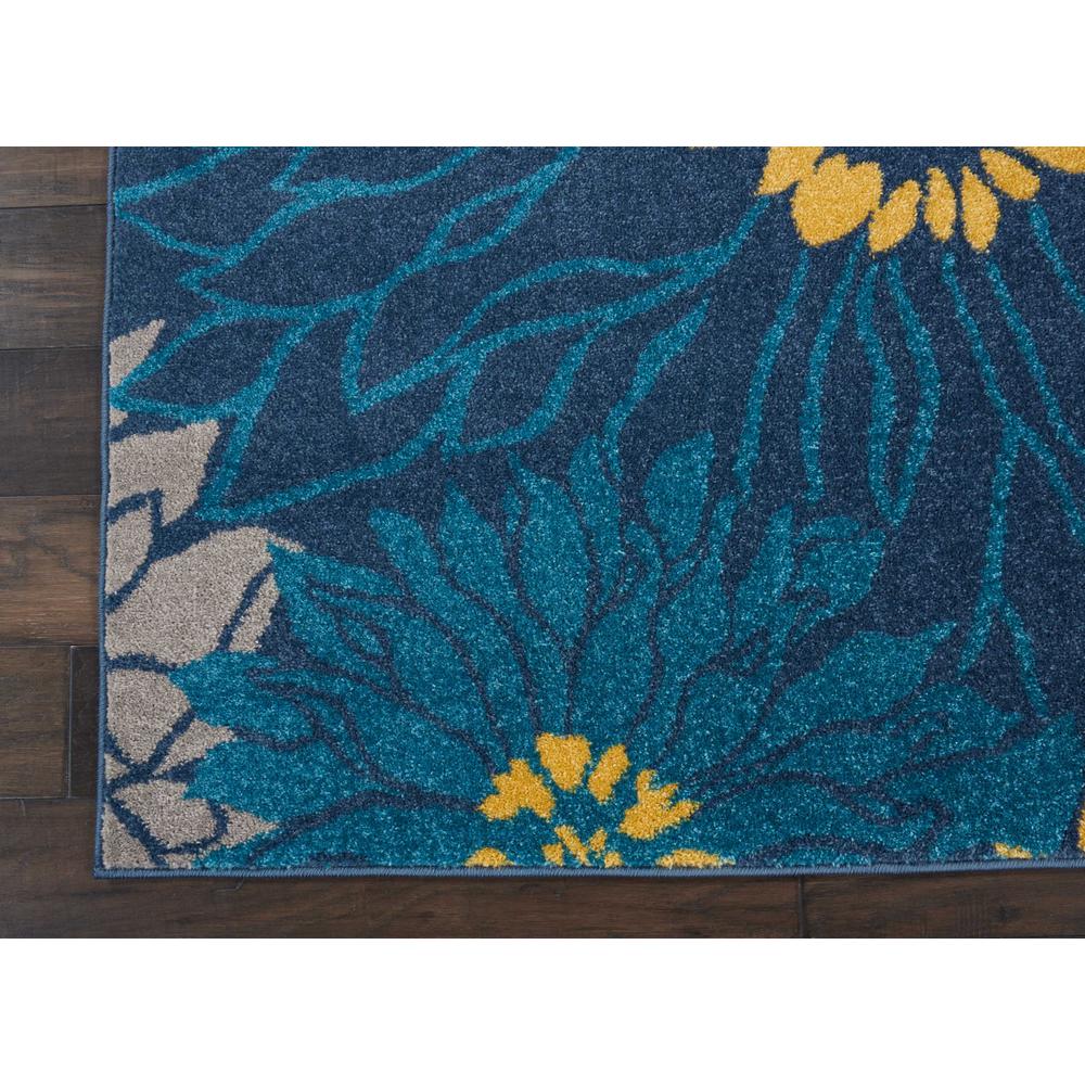 Passion Area Rug, Blue, 6'7" x 9'6". Picture 4