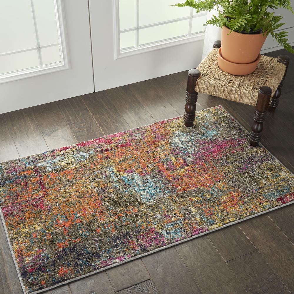 Celestial Area Rug, Sunset, 2'2"X3'9". Picture 8